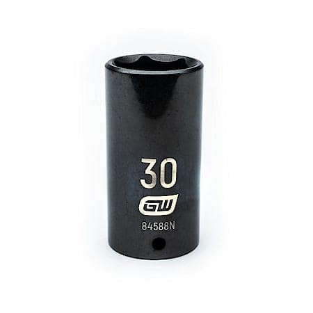 1/2" Drive 6 Point Deep Impact Metric Socket 30mm