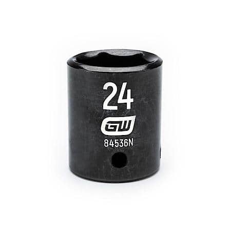 1/2" Drive 6 Point Standard Impact Metric Socket 24mm