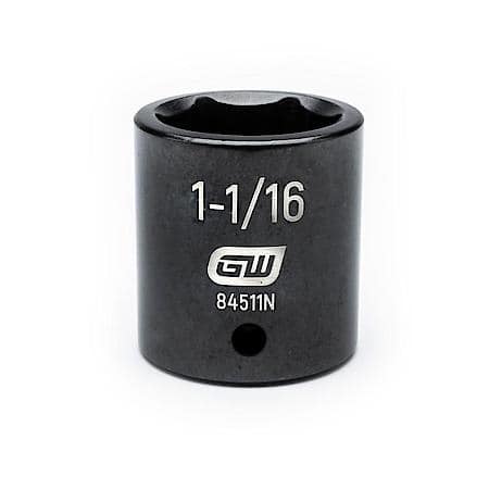 1/2" Drive 6 Point Standard Impact Sae Socket 1-1/16"