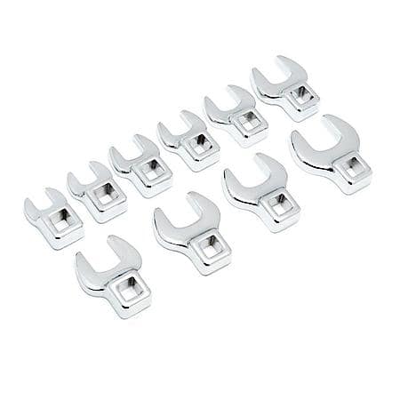 10 Piece 3/8" Drive Crowfoot Metric Wrench Set