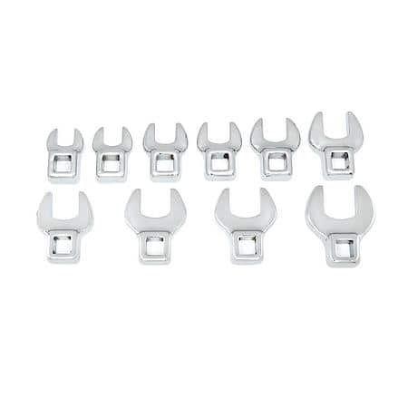 10 Piece 3/8" Drive Crowfoot Metric Wrench Set