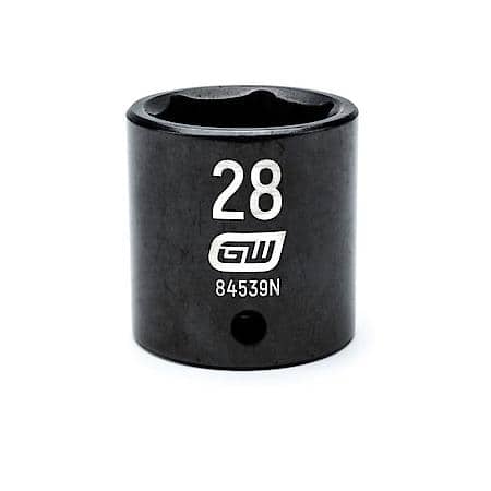 1/2" Drive 6 Point Standard Impact Metric Socket 28mm