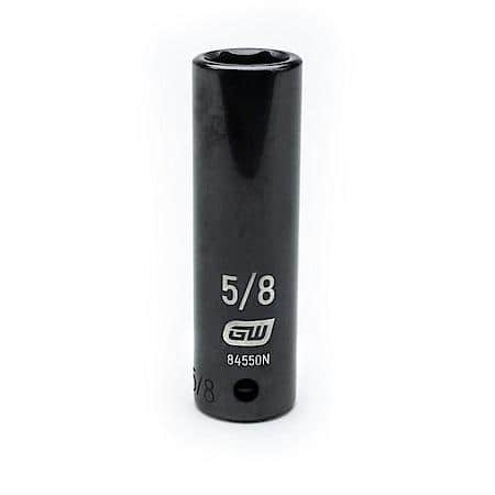 1/2" Drive 6 Point Deep Impact Sae Socket 5/8"