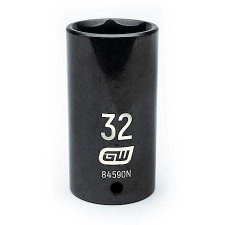 1/2" Drive 6 Point Deep Impact Metric Socket 32mm