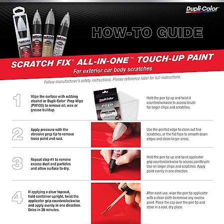 Scratch Fix All-In-1 Touch Up Paint, Gloss, Tuxedo Black Metallic, .50 Fl. Oz., Uh