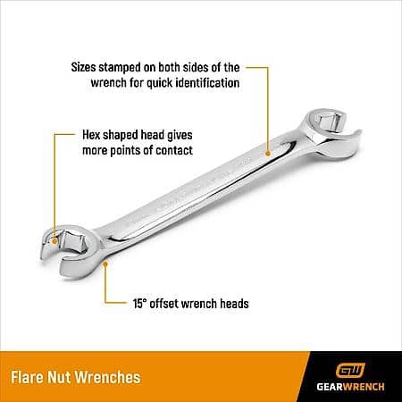 3/8" X 7/16" Flare Nut Wrench