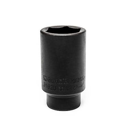 1/2" Drive 6 Point Deep Axle Nut Socket Gm 36mm