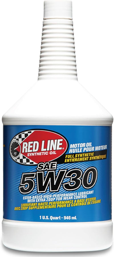 Red Line 15304 SAE 5W30 Fully Synthetic Motor Oil - 1 Quart (6 Pack)