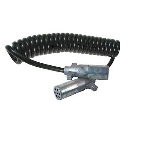 UltraLink Power Cords, 12' with12" Lead, Coiled, HD