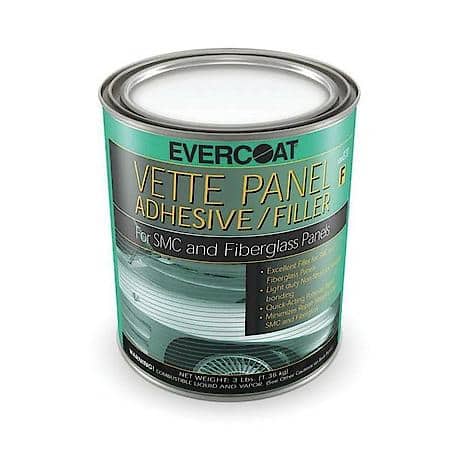 Vette Panel Adhesive/Filler - A polyester body filler for fiberglass and SMC Plastics - No shrinkage