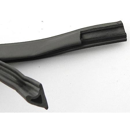 Nissan Upper Door Seal LH On Door, 1974-1978, Black