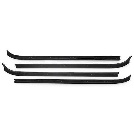 Ford Bronco Beltline Kit Front Door, 1973-1979 4 Pc, Black