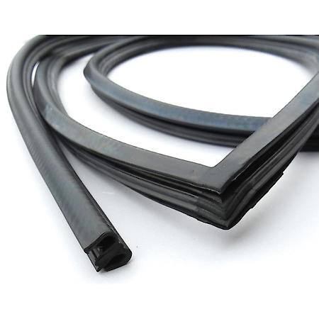 Nissan Door Weatherstrip LH On Body Incl Welting, 1970-1978, Black