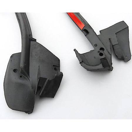 Chevy Door Seals Pair LH RH, 1969-1972, Black