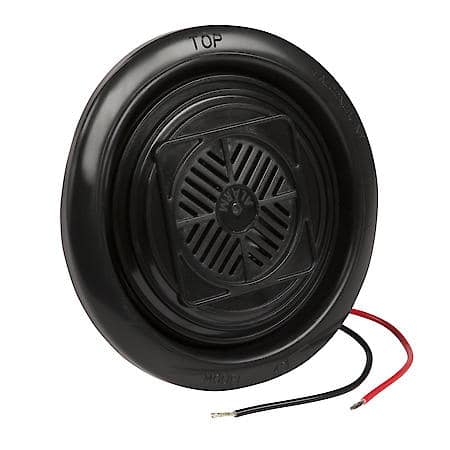 Grommet Mounted Backup Alarm - 4", 107dB, 12V/24V