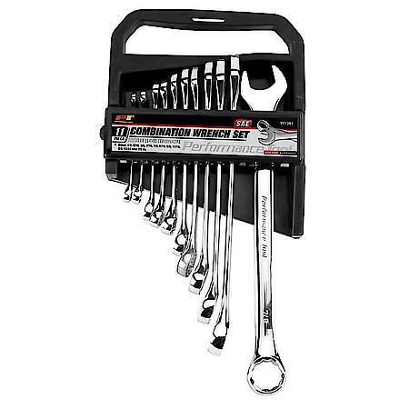 Combination Wrench Set Sae 1/4"-7/8" 11 Pc