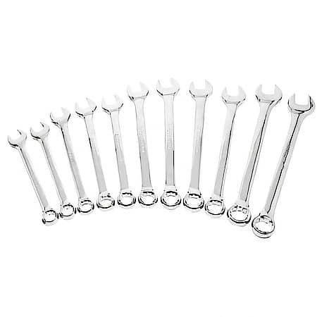 Combination Wrench Set Sae 1/4"-7/8" 11 Pc