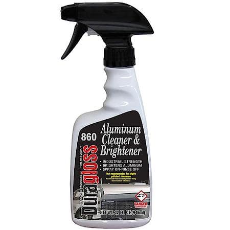 HD Aluminum Brightener: Removes Oxidation, Spray-On Rinse-Off, Brightens Aluminum, 32 OZ