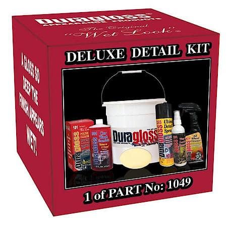 Deluxe Detail Kit: Bucket Assortment, Polish & Cleaner, UV Protection, 256 OZ