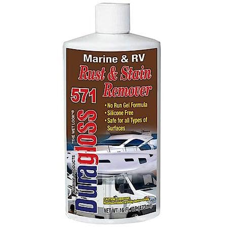 Safely removes rust and stains from fiberglass and carpet surfaces.