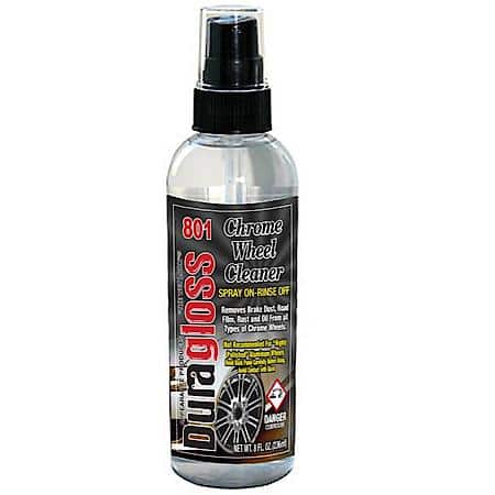 Chrome Wheel Cleaner: Removes Brake Dust-Road Film, Spray-On Rinse-Off, Body Shop Safe, 8 OZ