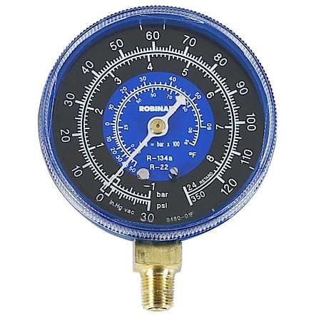 Repl. Compound Gauge- Psi/Bar/R-22/R-134, Fahrenheit