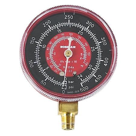 Repl. Pressure Gauge- Psi/Bar/R-22/R-134, Fahrenheit