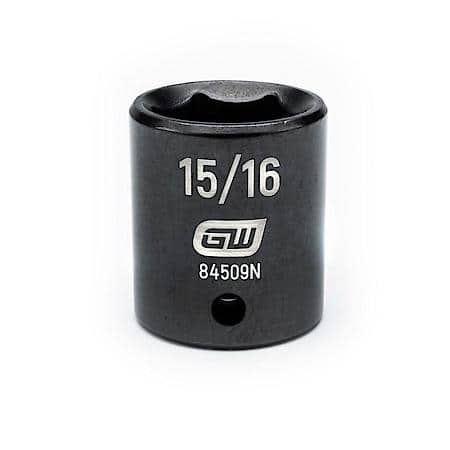 1/2" Drive 6 Point Standard Impact Sae Socket 15/16"