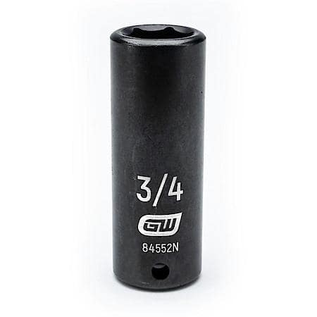 1/2" Drive 6 Point Deep Impact Sae Socket 3/4"