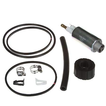 Electric Fuel Pump: Hose Clamps, Hose Piece, Isolator, Retaining Clips, Seals