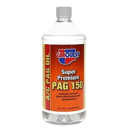 PAG 150 AC Oil Lubricant: Exceeds OEM Specs, Resists Moisture, 32 oz