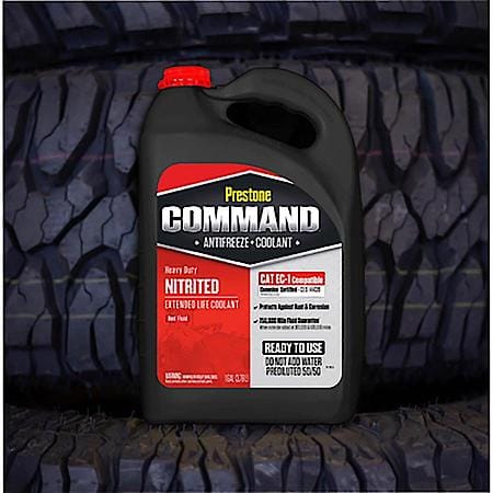Command Antifreeze and Coolant: 50/50 Ready-to-Use, Nitrites ELC Red N-OAT, 1 Gallon