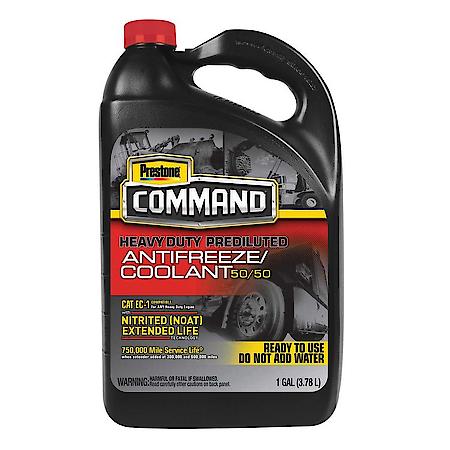 Command Antifreeze and Coolant: 50/50 Ready-to-Use, Nitrites ELC Red N-OAT, 1 Gallon