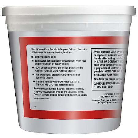 Multi-Vehicle High Temperature Grease, 4 Pound