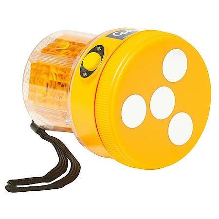 Portable Battery Operated LED Warning Light - 360 Degree, Amber