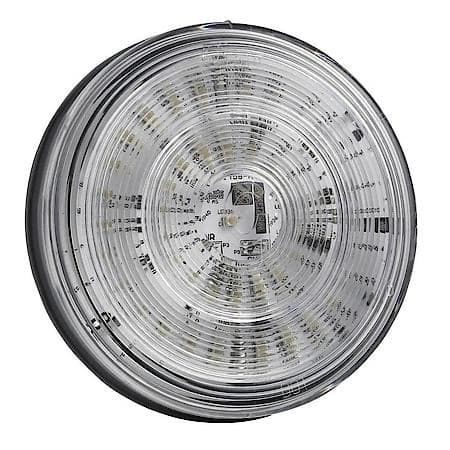 Hi Count 4" LED Stop Tail Turn Light, Red with Clear Lens