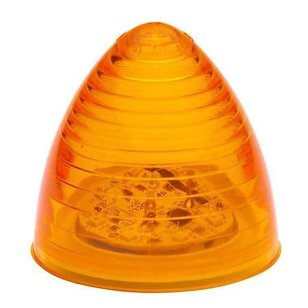 Clearance Marker Lamp, 2.5" Yellow Beehive, High Count LED