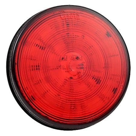 SuperNova ® 4" Full-Pattern LED Stop Tail Turn Light, Grommet Mount, Male Pin, Red