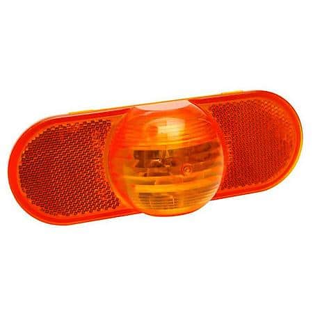 Oval Side Turn/Marker Lamp, Torsion Mount III, Male Pin