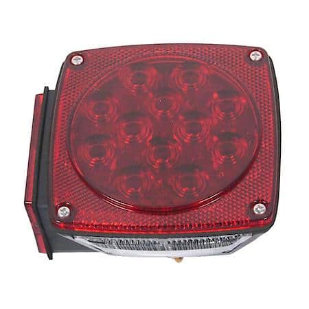 STT Lamp, Red, Under 80" - LH - Trailer Harness, License Bracket & Mounting Hardware