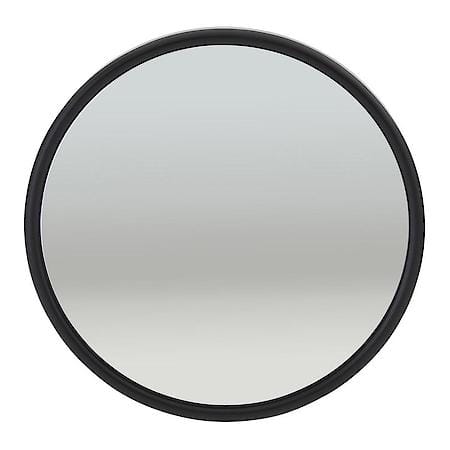 8" Round Convex Mirror - With center-mount 1/4" ball-stud - Chrome with plastic housing
