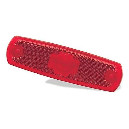 Clearance Marker Replacement Lens - Built-In Reflector, Red