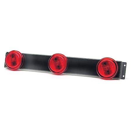 SuperNova, Low-Profile, LED Bar Lamp - Red Twist-in, locking feature - Sealed UBS Harness
