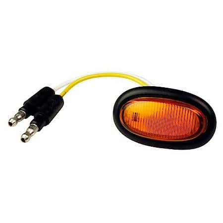 Clear-Marker, Yellow, LED, Micronova P2 with Grommet - Sleek aerodynamic styling