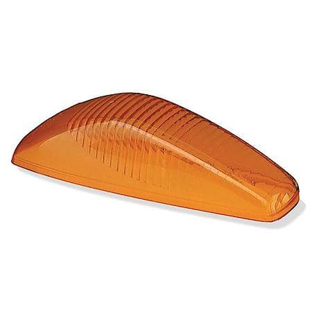 Clearance Marker Replacement Lens - Small Aerodynamic Cab Lens, Amber