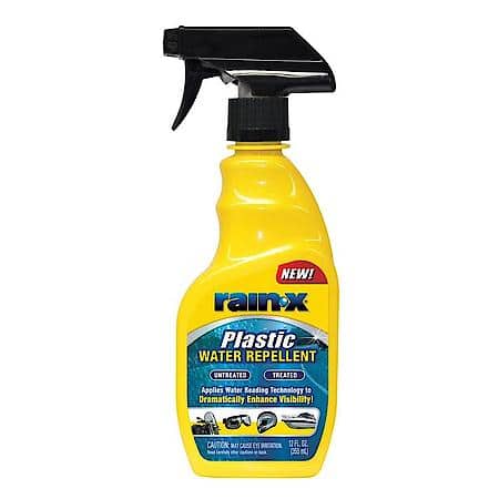 Rain-X Plastic Water Repellent: Enhance Visibility, 12oz