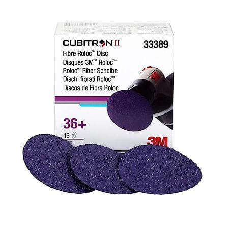 Cubitron Ii Fibre Roloc Disc, 33389, 3 In (75Mm), 36+ (Sold by each)