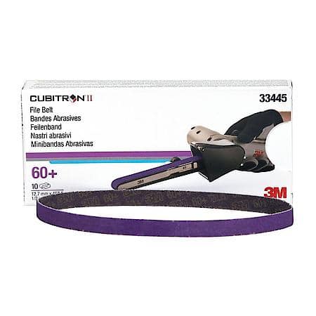 Cubitron Ii File Belt, 33445, 1/2 In X 18 In (12.7Mm X 457.2Mm), 60+ (Sold by each)