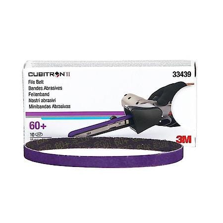Cubitron Ii File Belt, 33439, 10Mm X 330Mm (3/8 In X 13 In), 60+ (Sold by each)