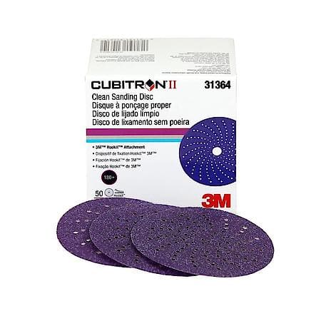 Cubitron II Hookit Clean Sanding Abrasive Disc, 3", 180+ (Sold by each)